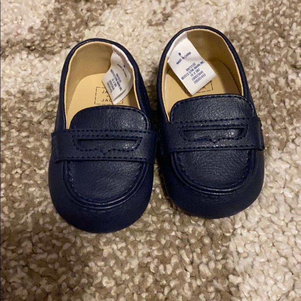 Baby Navy loafers